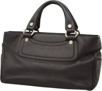 Celine Pre-owned Handbags, female, Black, Size: ONE SIZE Pre-owned Vintage Handbag