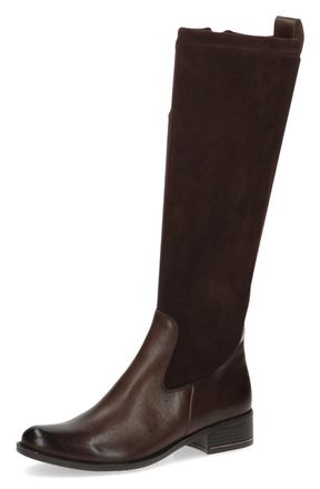 Caprice Stiefel, Blockabsatz, Langschaftstiefel, Businessstiefel, bequeme Weite
