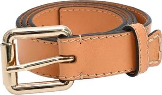 Chlo&eacute; Pre-owned Belts, female, Brown, Size: ONE SIZE Pre-owned Buckle Belt