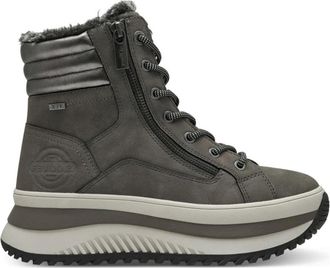 s.Oliver Grijze Casual Gesloten Enkellaarsjes - Dames - Winterlaarzen - Grijs - 40 EU - Schoenen