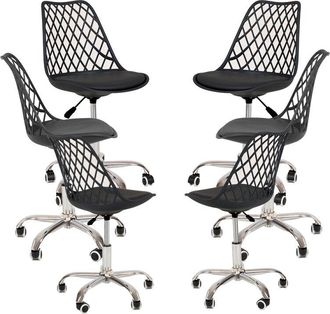 Regalos Miguel Regalos Miguel - Packs Sillas - Pack 6 Sillas Mima Office - Negro