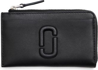 Marc Jacobs The Top Zip Multi Leather Card Holder in Black at Nordstrom