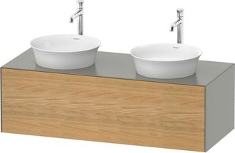 Duravit Tulip Blanco, Mueble De Pared, Ancho 1300 X Fondo 550mm, - Duravit