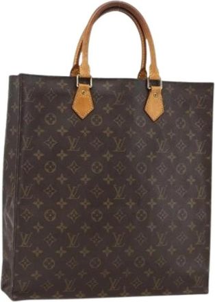 Louis Vuitton Pre-owned Canvas Tote Bag - Dames - Vintage Shopper - Bruin - ONE Size - Vintage