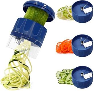 OEM Espiral Para Verduras, Espaguetis De Calabac&iacute;n, Sin Bpa, Apta Para Lavavajillas, M&aacute;quina 3 En 1 Para Pasta De Calabac&iacute;n Y Pepinos