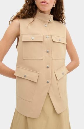 Aligne Winnie Gilet in Camel at Nordstrom, Size 10