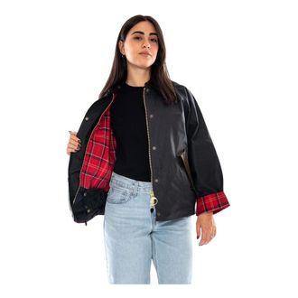Barbour Hazelwood Wax Jacket - Dames - Jassen - Veelkleurig - Maat: S Katoen