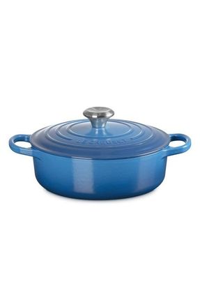 LE CREUSET Signature 3.5-Quart Round Enamel Cast Iron Dutch Oven in Marseille at Nordstrom