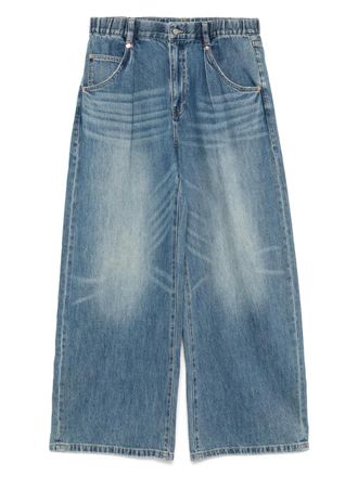 JNBY Jeans met wijde pijpen - Blauw