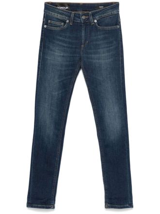 デニム・ジーパン DONDUP Women Denim Pants DP801 DSK297 J09800 Blue Jeans Coco slim in denim stretch organico da donna, blu | Dondup