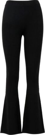 Semicouture Wijde broek - Dames - Wijde Broeken - Zwart - M - Broeken