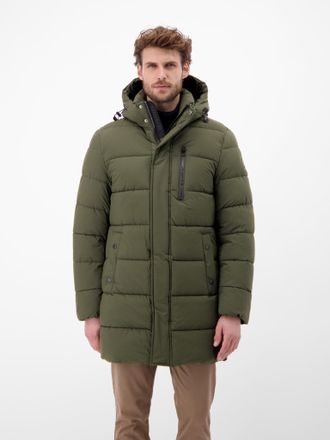 Lerros Steppjacke LERROS, Herren, Gr. L, original olive, Web, Obermaterial: 100% Polyester, unifarben, normal ca. Mitte Oberschenkel, Rundhals, Jacken Steppj