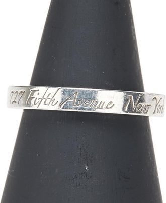 Tiffany & Co. Silver 925 Band Ring (Pre-Owned)