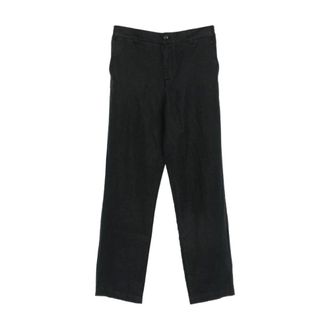 Les Deux Linen Comfort Suit Trousers - male - Les Deux - Straight Trousers - Black - W29 - Trousers