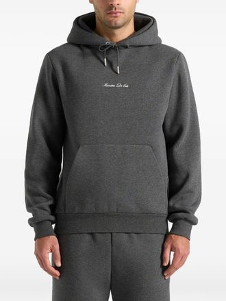 Mani&egrave;re De Voir Gustave hoodie met kangoeroe zak - Grijs