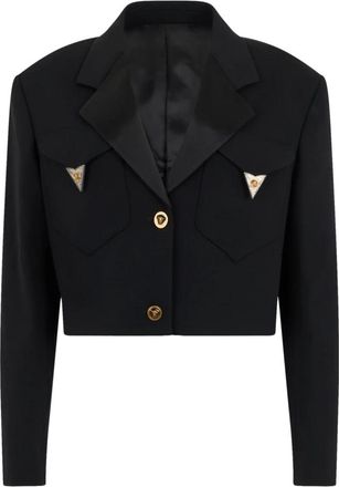 Versace Donna, Giacche, Nero, M, new