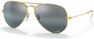 Ray-Ban Klassieke Zwarte Zonnebril - unisex - Zonnebrillen - Geel - 58 MM - Accessoires