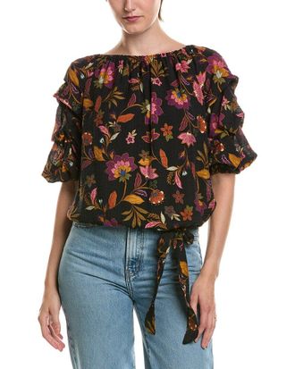 Vince Camuto Off-The-Shoulder Bubble Sleeve Top