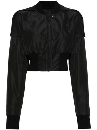 Rick Owens Bomber crop Collage - Nero