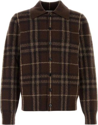 Burberry Craig Cardigan - Heren - Truien - Bruin - Maat: M Kasjmier