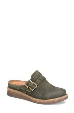 B&oslash;rn Cort Distressed Clog in Green Distressed at Nordstrom Rack, Size 7.5