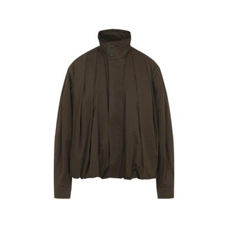 Christophe Lemaire Button Pleated Jacket