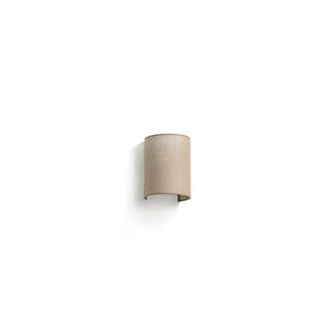 Netlighting Otton Round Jute Up Down Wall Lamp Vertical in Natural