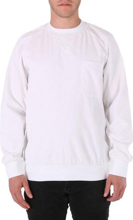 K-Way Mens White Zahara Cotton Sweatshirt, Size Small