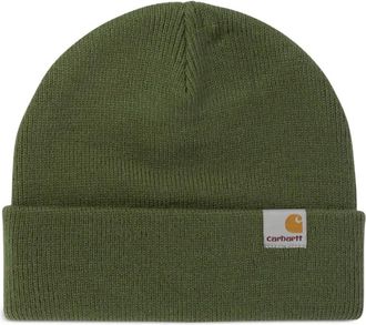 Carhartt Work in Progress Stratus logo-label beanie - men - Acrylic - One Size - Green