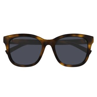 Gucci Sunglasses, unisex, Brown, Size: 55 MM Oversized Square Cat-eye Sunglasses