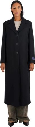 Hope Nola Cappotto - Dames - Mantel - Zwart - L - Leer - Jassen