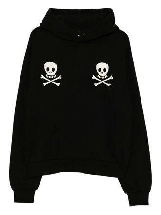 Melt printed hoodie - Black