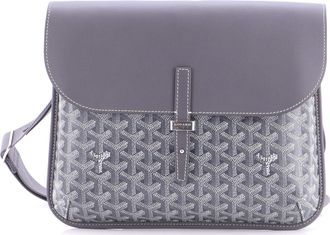 Goyard Coursier Messenger Bag Coated Canvas and Leather