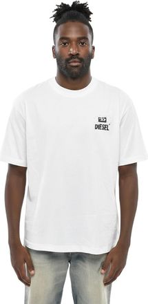 Diesel Dark Green Logo Crew Neck T-Shirt