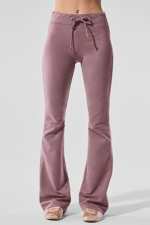 Alo | Sway Bootcut Sweatpant in Smoky Quartz Brown, Size: Small