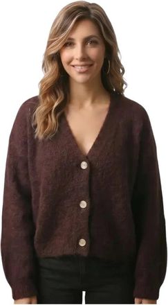 Am&eacute;lie & Am&eacute;lie Amador Gilet - Dames - Vesten - Bruin - ONE Size - Truien & Vesten