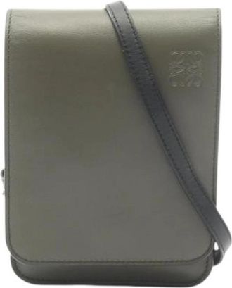Loewe Pre-owned Sling Bag - Heren - Vintage Schoudertas - Zwart - ONE Size - Leer - Vintage