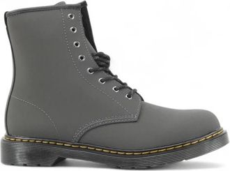 Dr. Martens Lace-up Boots - Dames - Veterlaarzen - Grijs - 38 EU - Leer - Schoenen