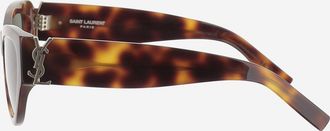 Saint Laurent Womens Tortoiseshell Sunglasses Tartarugato Acetate