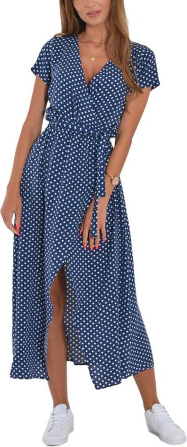wendy rhop blue dress Zapaka Women Light Blue 1950s Dress Polka Dots Spaghetti Straps Vintage  Dress – Zapaka CA main image 0