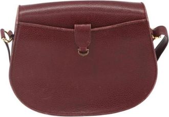 Cartier Pre-owned Leren Crossbodytas - Dames - Vintage Schoudertas - Rood - ONE Size - Leer - Vintage