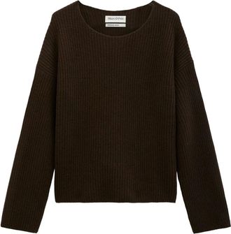 Marc O'Polo Maglioni- Lsl- Girocollo - - Knitwear - Uomo - Marrone - XS