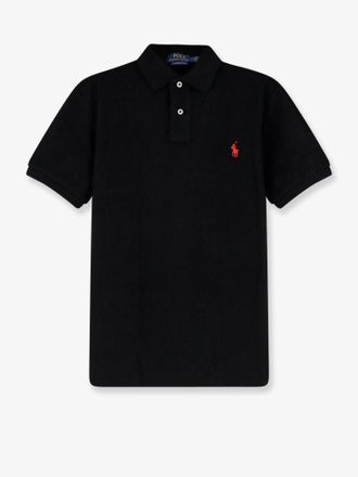 Ralph Lauren Cotton polo shirt with embroidered logo - POLO RALPH LAUREN - gender_Man