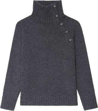 Zadig&Voltaire Maglione Mora a collo alto - Grigio