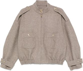 Maje Bomber con bottoni - Toni neutri