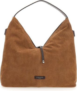 Gianni Chiarini Tassen, Dames, Bruin, ONE Size, Leer, Scilla Handtas