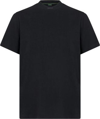 HUGO BOSS Cotton T-shirt With Logo Crew Neck
