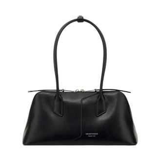 Emporio Armani Bolso de hombro con logo de letras - Bags - Mujer - Negro - ONE SIZE
