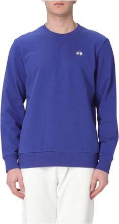 La Martina Sweaters Blue - Heren - Sweatshirts - Blauw - M - Hoodies & sweatvesten