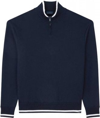Paul & Shark Paul&Shark - Truien > Lange Truien - Heren - Coltruien - Blauw - M - Truien & Vesten